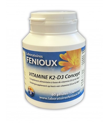 VITAMINE K2-D3 CONCEPT - 60 gélules