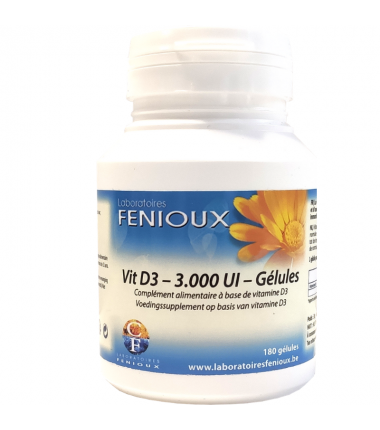 VITAMINE D3 3000UI - 180 Softgélules