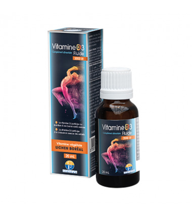 VITAMINE D3 400UI gouttes - 20 ml