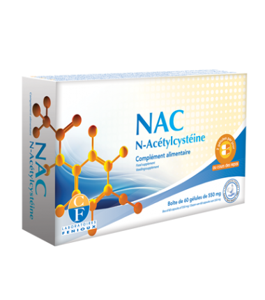 NAC N-ACETYLCYSTEINE - 60 gélules
