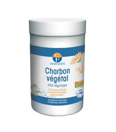 CHARBON VEGETAL - 200 gélules