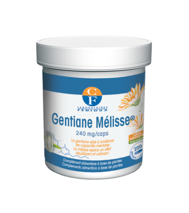 GENTIANE MELISSE - 200 gélules