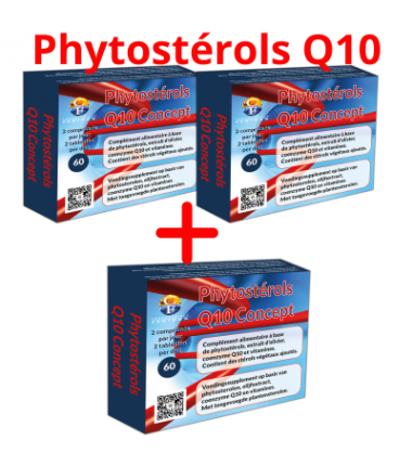 PHYTOSTEROLS Q10 2+1 gratuit