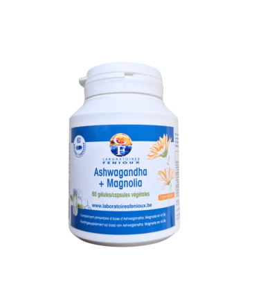 ASHWAGHANDA + MAGNOLIA - 60 gélules