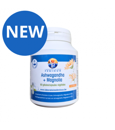 ASHWAGANDA + MAGNOLIA - 60 gélules
