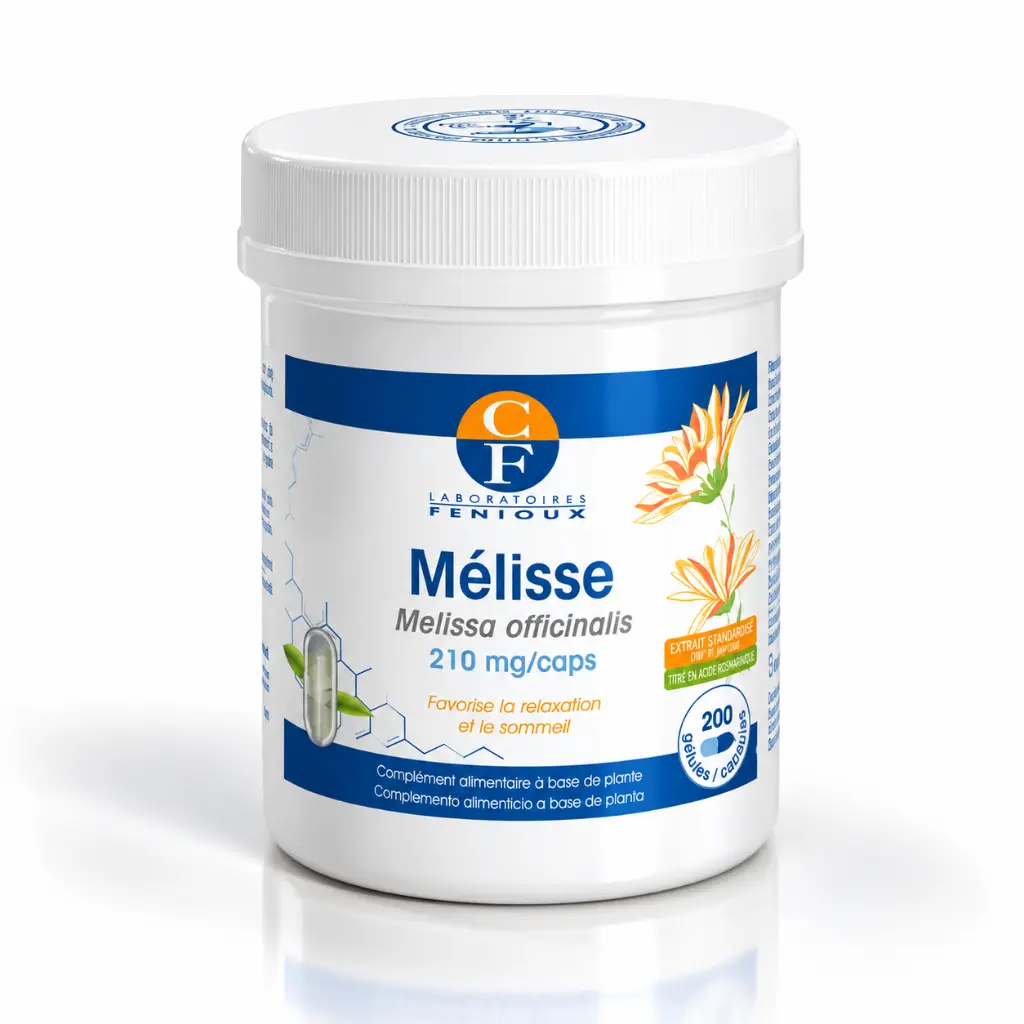 Pot de mélisse Fenioux sur fond blanc.webp