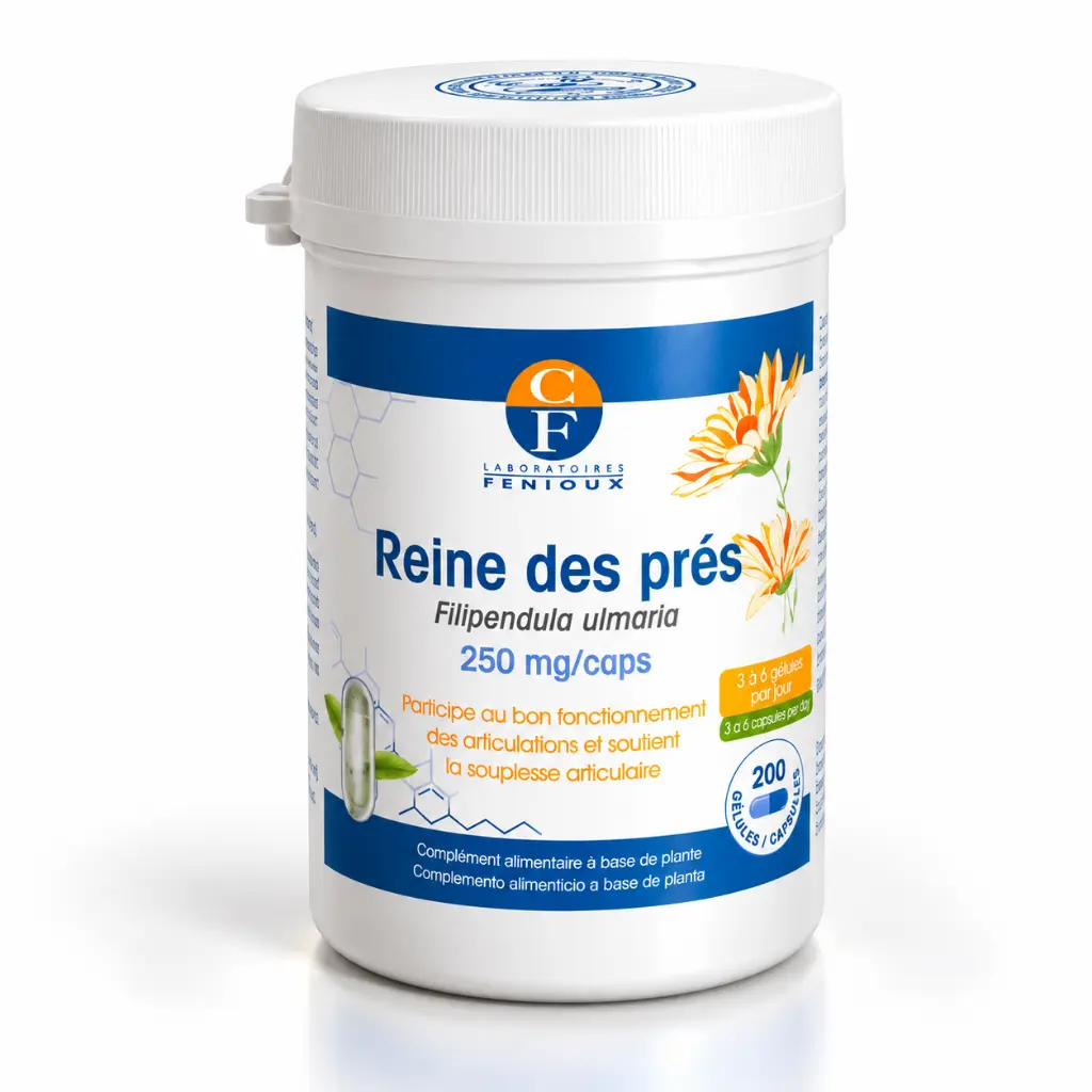 Flacon Reine des prés sur fond blanc.webp