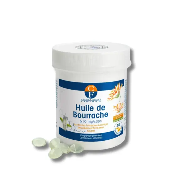 HUILE DE BOURRACHE - 200 gélules