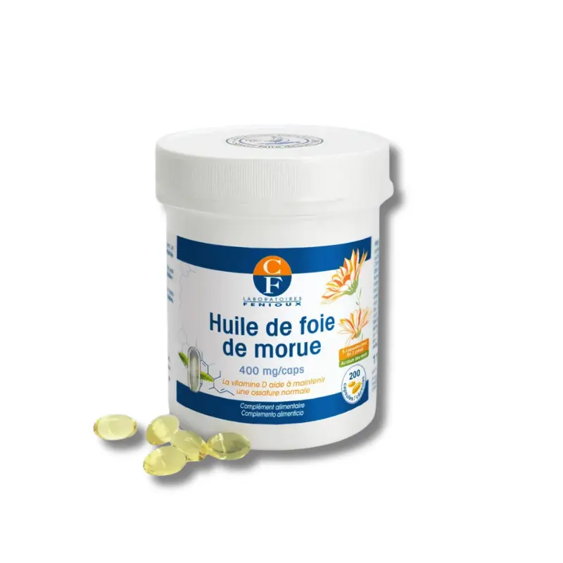 HUILE DE FOIE DE MORUE - 200 gélules