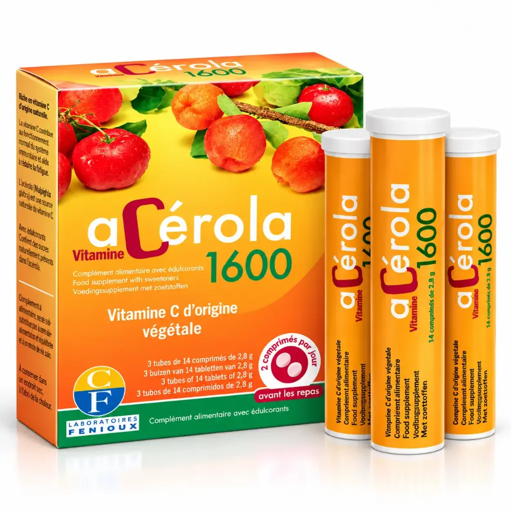 ACEROLA 1600 - 3 tube des 14 comprimés