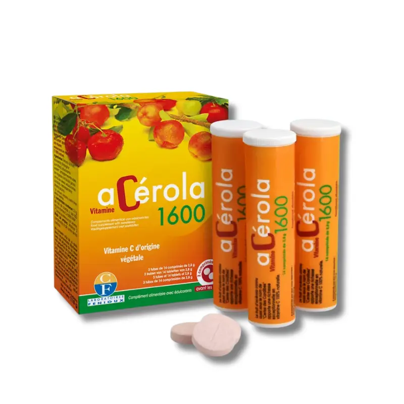 ACEROLA 1600 - 3 tube des 14 comprimés