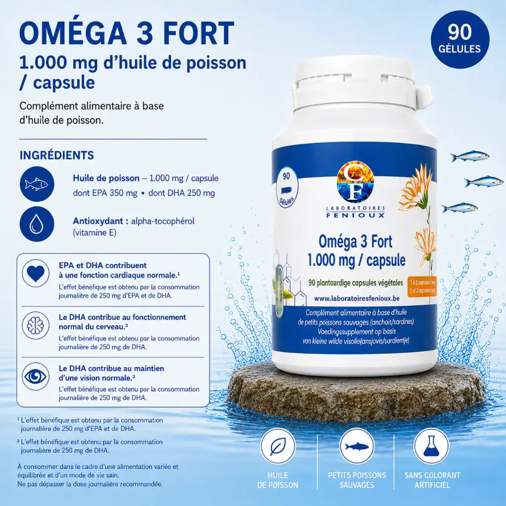 OMEGA 3 1000mg - 90 capsuls