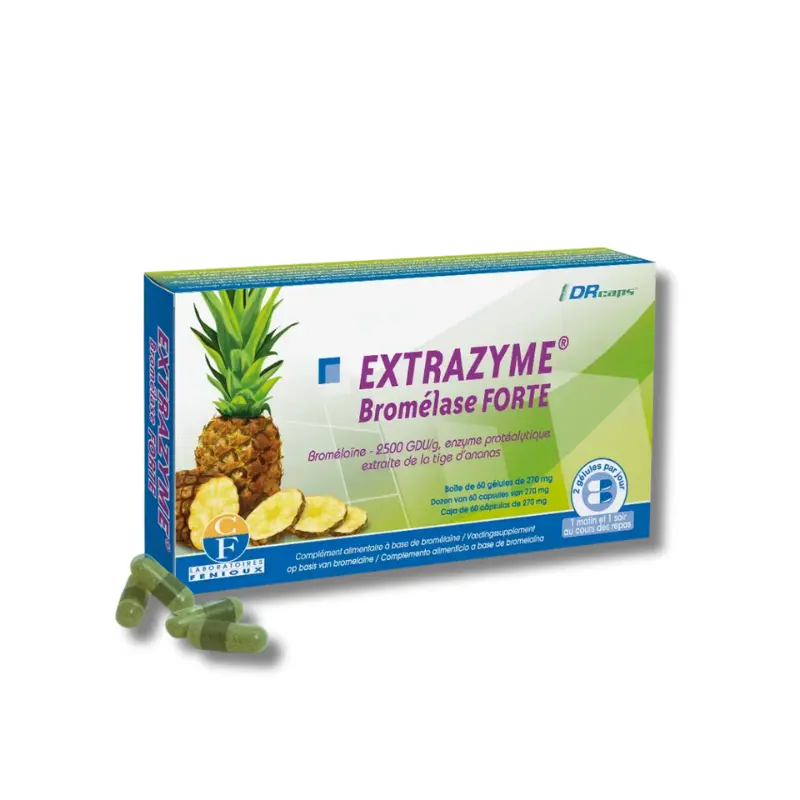 EXTRAZYME® BROMELASE FORTE - 60 gélules