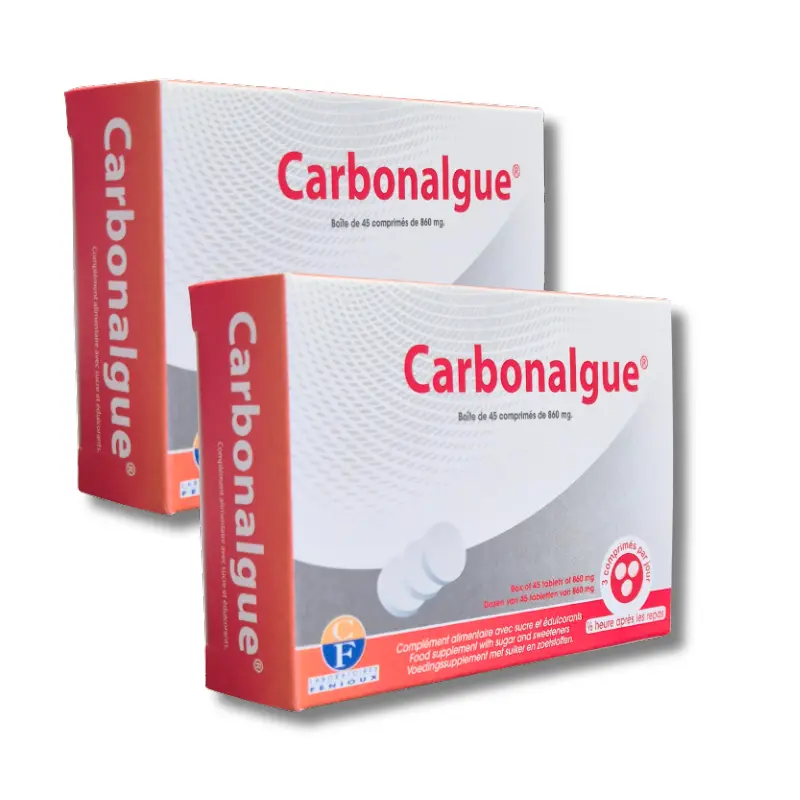 CARBONALGUE - 2 x 45 comprimés