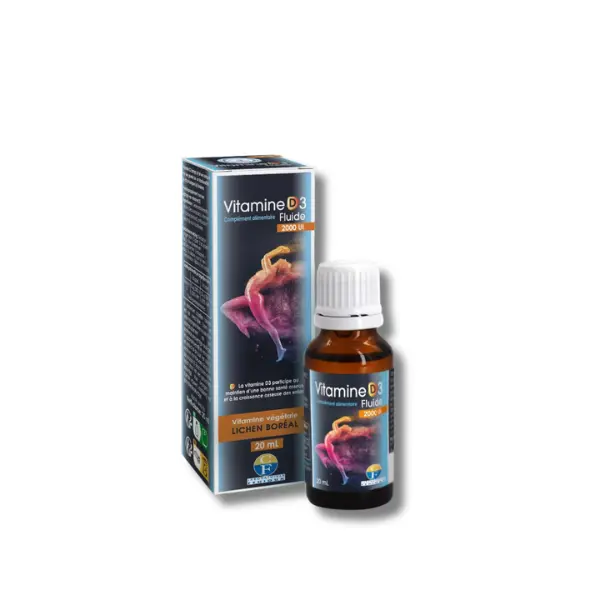 VITAMINE D3 400UI gouttes - 20 ml