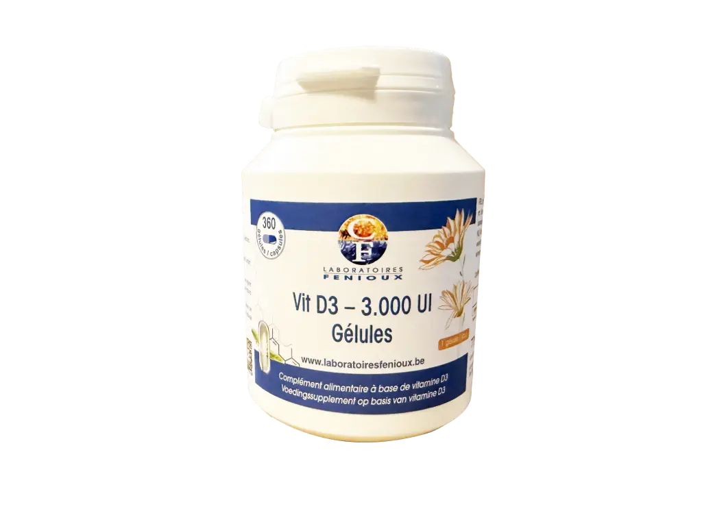 VITAMINE D3 3000UI - 360 Softgélules