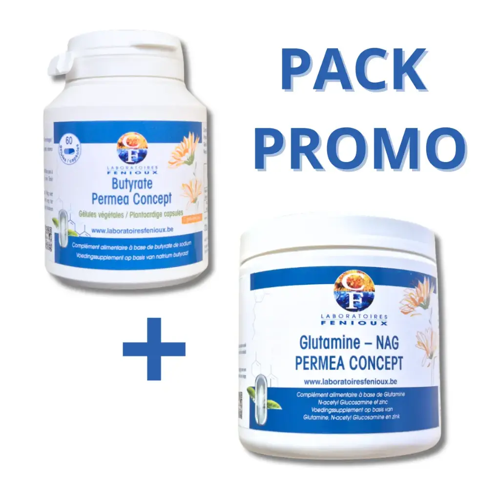 PACK PROMO PERMEA BUTYRATE + GLUTAMINE-NAG