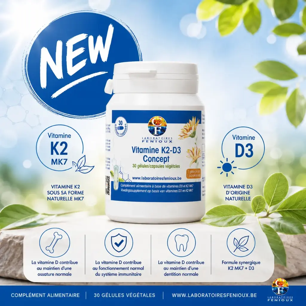 VITAMINE K2-D3 CONCEPT - 30 gélules