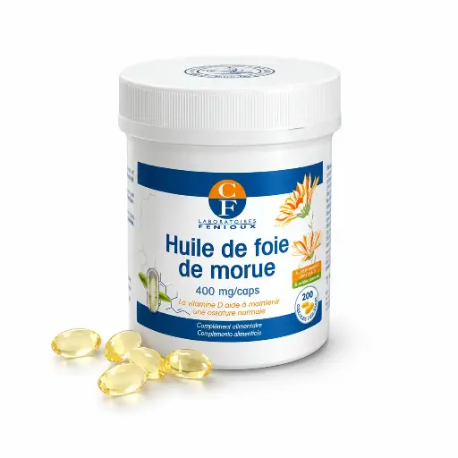[C131] HUILE DE FOIE DE MORUE - 200 gélules