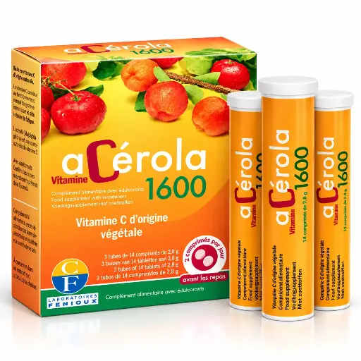 [D110] ACEROLA 1600 - 3 tube des 14 comprimés