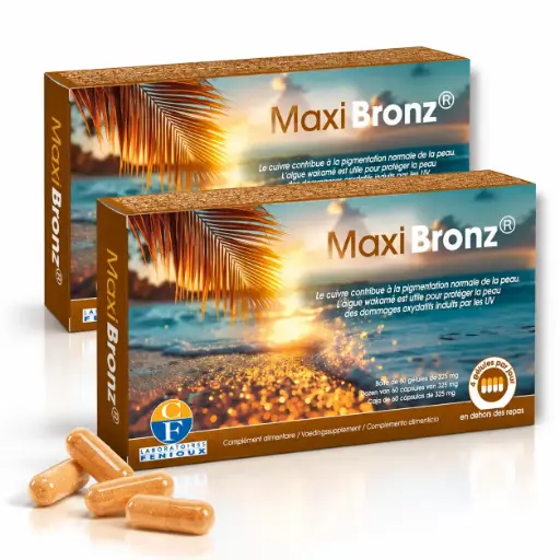 [D147] MAXIBRONZ® - lot de 2 boîtes de 60 gélules