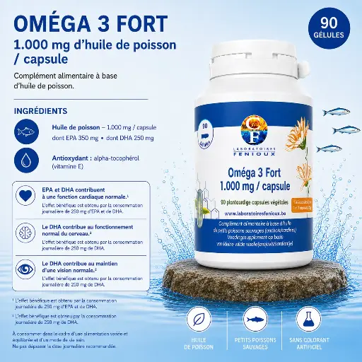 [D709] OMEGA 3 1000mg - 90 kapsül